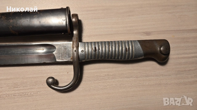 Щик, нож за Аржентиски за маузер м1895 с алумиева дръжка, снимка 3 - Антикварни и старинни предмети - 53624485