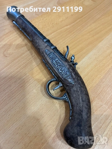 Реплика на кремъклия, снимка 4 - Антикварни и старинни предмети - 53814749