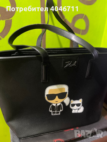 Дамска чанта Karl Lagerfeld kids new , снимка 2 - Чанти - 44993553