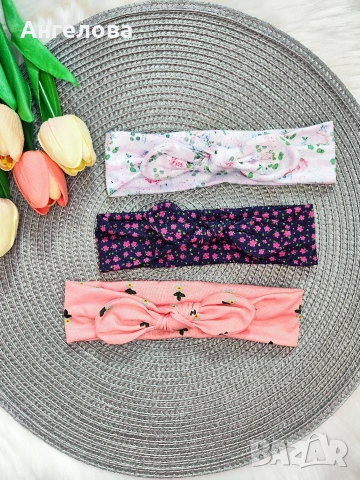 Комплект ленти за глава, снимка 4 - Шноли, диадеми, ленти - 29094892
