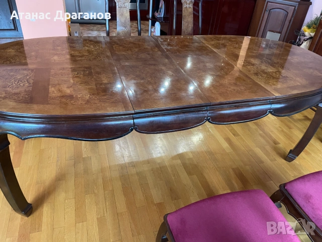 Трапезна разгъваема маса с 6 стола, снимка 13 - Маси - 53479505