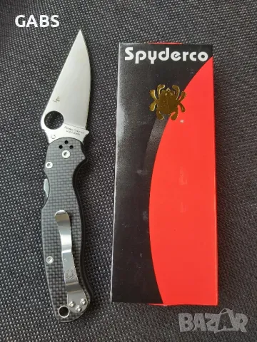 Сгъваем джобен нож Spyderco Paramilitary 2, снимка 6 - Ножове - 49217273