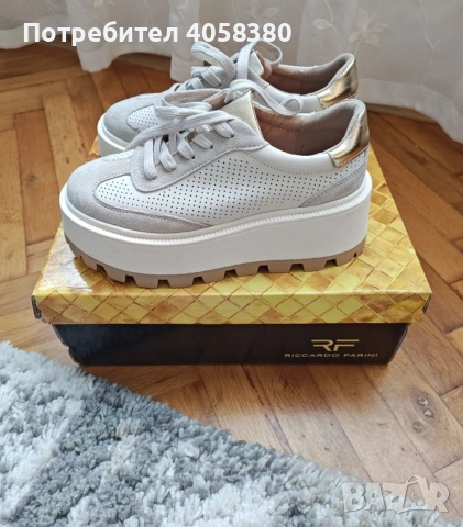 Дамски ежедневни обувки -ественна кожа