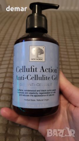 Nordic Cellufit Action Антицелулитен гел, кофеин, сандалово дърво и семена от черен кимион, 250 мл, снимка 8 - Козметика за тяло - 45673112