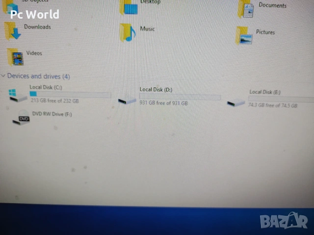 Компютър с монитор, снимка 3 - За дома - 54072418