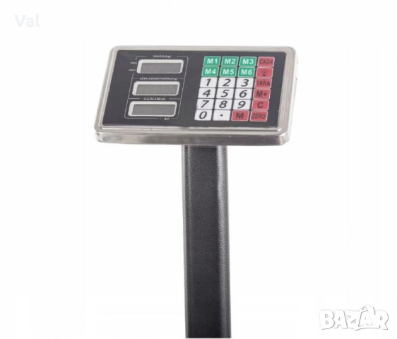 Индустриален кантар с платформа и LCD екран, снимка 2 - Електронни везни - 53847775
