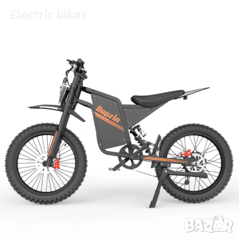 Електрически велосипед Bopzin Q8, 60V/35Ah, 3000W до 60 км/ч, снимка 6 - Велосипеди - 54164901