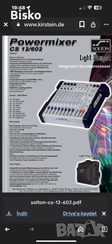 SOLTON POWER MIXER, снимка 3 - Ресийвъри, усилватели, смесителни пултове - 53048010