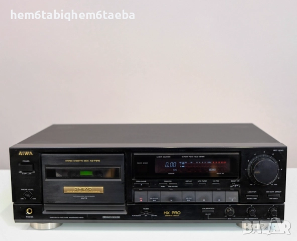 Aiwa AD F 910 Ultra Hi-Fi cassette deck , remote control
