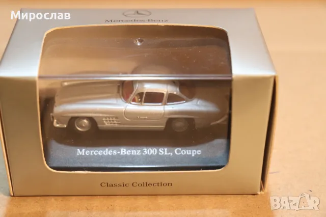 1:72 MERCEDES BENZ 300 SL ИГРАЧКА КОЛИЧКА ДИЛЪРСКИ МОДЕЛ, снимка 4 - Колекции - 49868088