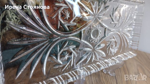 Кристално плато Walther Crystal Glas.
, снимка 10 - Чинии - 45419498