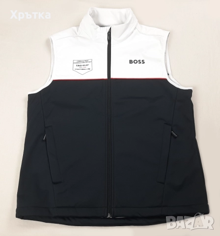 Porsche Motorsport x Boss Softshell Vest - Оригинален мъжки елек размер M, снимка 9 - Якета - 52935424