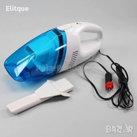 🚗🧹 Преносима мини автомобилна прахосмукачка – сухо и мокро почистване 🧹🚗