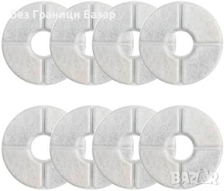 Нови Кръгли филтри за фонтан/поилка 2.5L 12 броя тройна филтрация котка, снимка 8 - За котки - 53523182