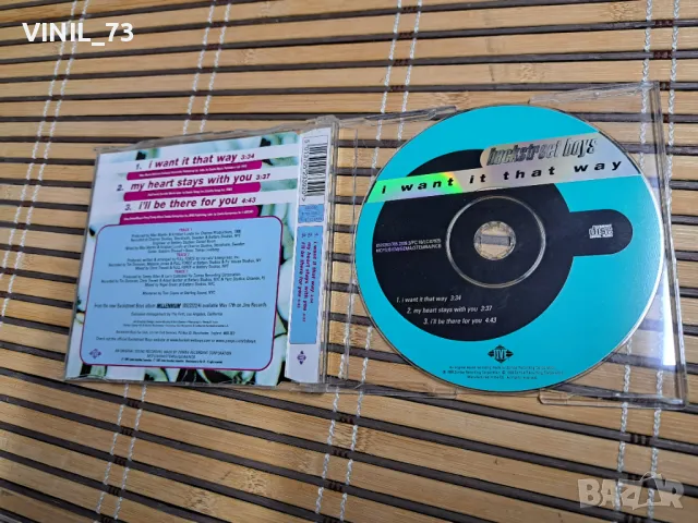 Backstreet Boys – I Want It That Way, снимка 2 - CD дискове - 50320319