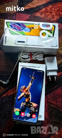 SAMSUNG GALAXY A90 5G-Много рядък модел.Перфектно състояние.Пълен комплект