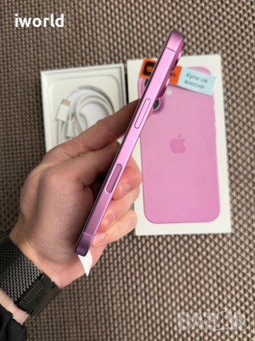 ⚠️ НОВ❗️ iPhone 16 Pink Лизинг от 26Е/мес 128GB ГАРАНЦИЯ ❌ розов, снимка 8 - Apple iPhone - 53107197
