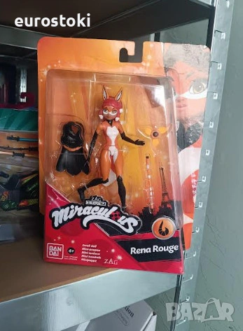 Фигурка Miraculous - Rena Rouge, Great Escape, с аксесоари, 12 см. Чудесната Rena Rouge от Playmates, снимка 6 - Колекции - 53156150