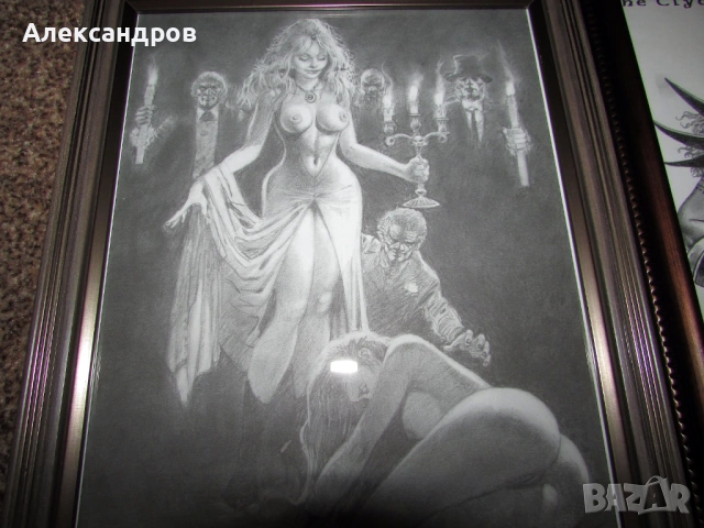 9 еротични картини 28х23 см , снимка 2 - Картини - 54180119