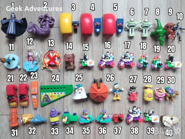 McDonalds Toys Обява 2/2 Макдоналдс Играчки от 90те Винтидж Колекционерски, снимка 2 - Колекции - 52238323