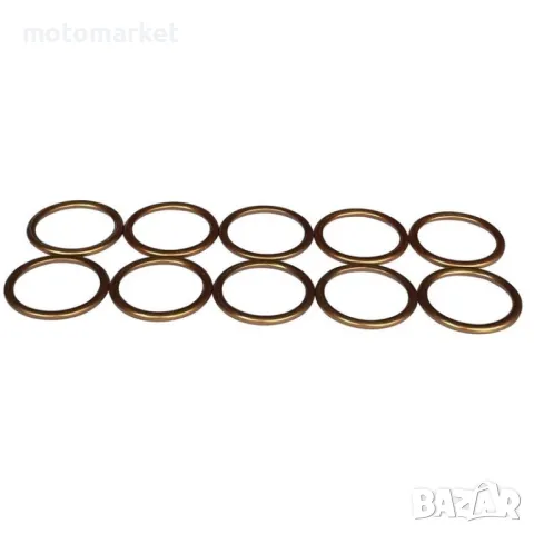 Гарнитура ауспух медна 43X35X4mm SH300 (07-11)/ CBR 600 RR, снимка 2 - Аксесоари и консумативи - 49825200