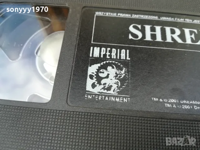 SHREK-VHS VIDEO TAPE 0705251625, снимка 11 - Други жанрове - 50192690