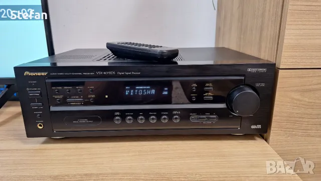 Pioneer VSX-407RDS с дистанционно AV ресийвър, снимка 2 - Ресийвъри, усилватели, смесителни пултове - 48004325