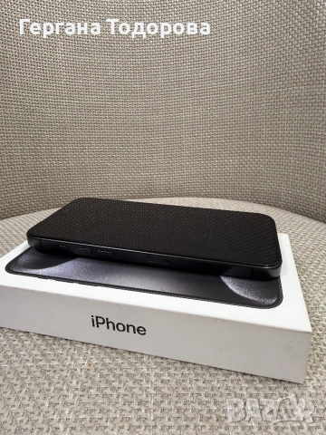 iPhone 15 Pro Max НОВ Titanium Black 256GB, снимка 11 - Apple iPhone - 53906383