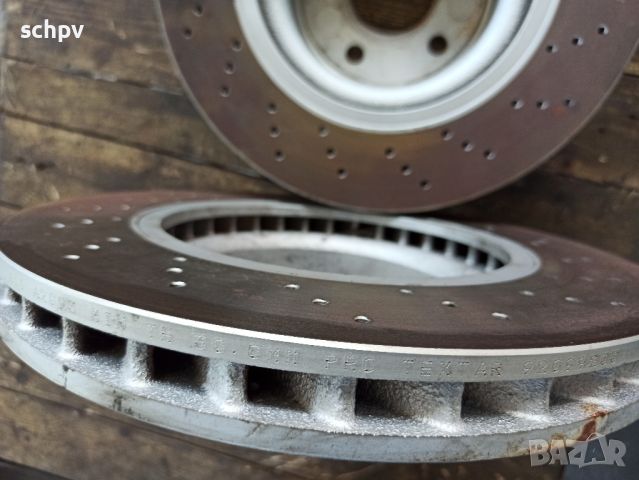 Спирачни апарати BREMBO Мерцедес, спирачни дискове перфорирани, снимка 11 - Части - 46112917