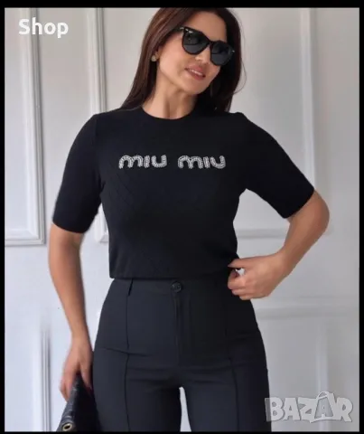 Miu Miu блуза , снимка 2 - Тениски - 49170821