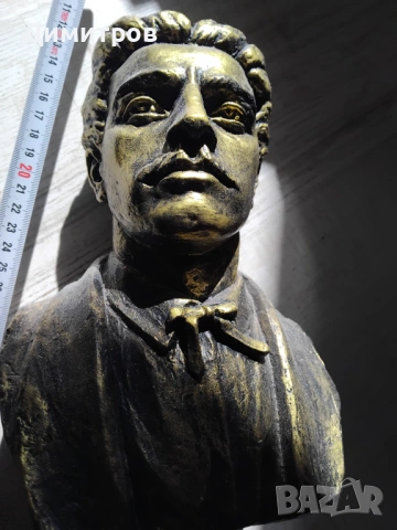 Бюст на Васил Левски, снимка 5 - Антикварни и старинни предмети - 54095603