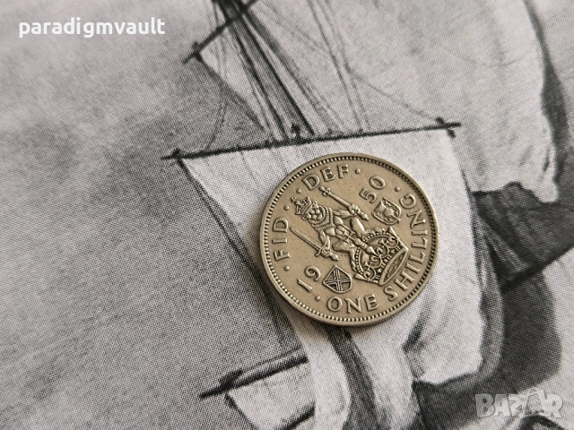 Монета - Великобритания - 1 шилинг | 1950г.