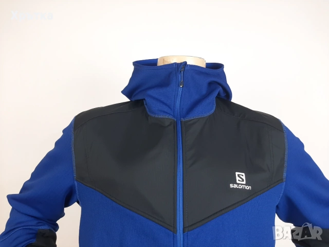 Salomon X Alp Mid Hoodie - Оригинално мъжко горнище размер 2XL, снимка 7 - Спортни дрехи, екипи - 53771681