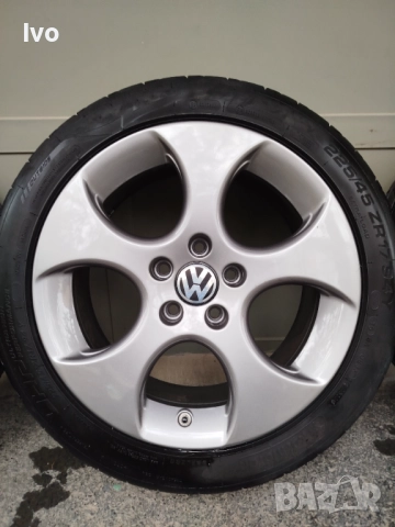 BBS R17 с летни гуми, снимка 2 - Гуми и джанти - 52374950