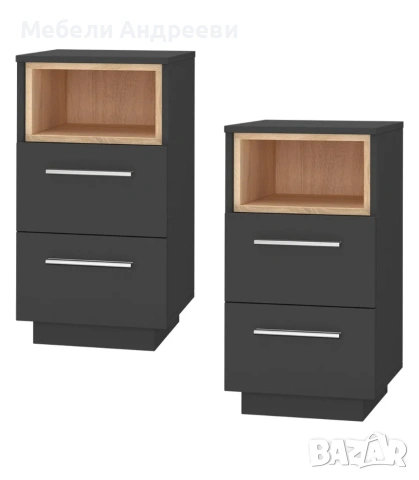 Нощно шкафче 68cm Vicco 4109, снимка 3 - Шкафове - 53769508