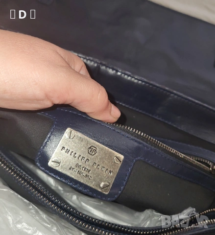 PHILIPP PLEIN оригинална ПИТОН ХЛ чанта, снимка 3 - Чанти - 53931221