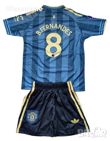Детски футболен екип Манчестър Юнайтед Бруно Фернандеш Manchester United Bruno Fernandes
