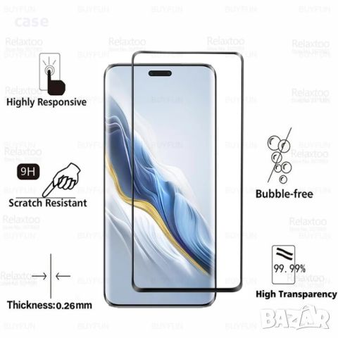 Honor Magic6 pro,Magic6 lite стъклен протектор +протектор за камерата, снимка 2 - Фолия, протектори - 46559232