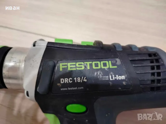 Акумулаторен винтовърт Festool DRC 18/4 Li 5,2-Set, снимка 2 - Винтоверти - 47012661