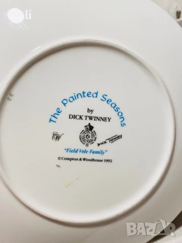 порцеланова чиния за стена , снимка 3 - Декорация за дома - 50857733