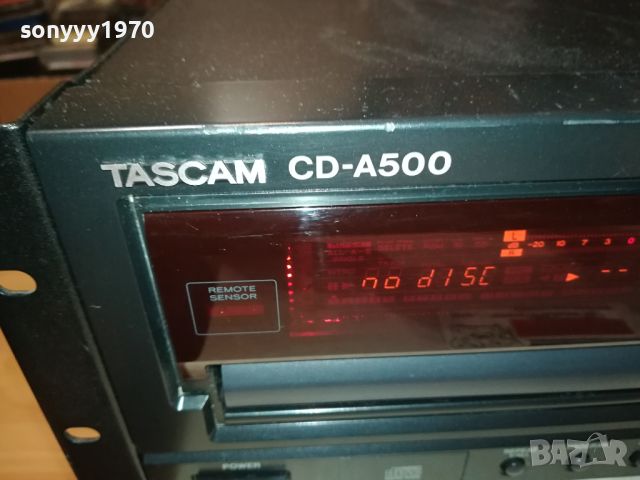 TASCAM CD-A500 CD/DECK-ВНОС FRANCE 1005240742, снимка 4 - Декове - 45664423