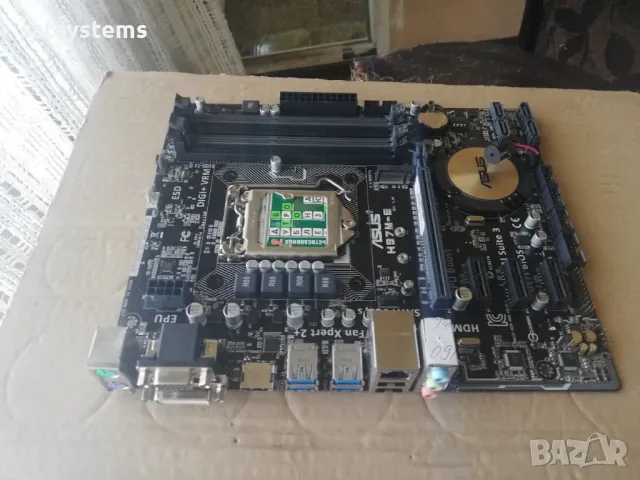 Дънна платка Asus H97M-E Socket LGA1150, снимка 2 - Дънни платки - 47827922