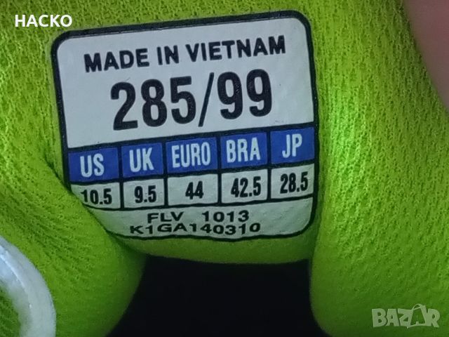 Mizuno Номер 44 Стелка 28,5 см. 100% Оригинални внос от Англия, снимка 10 - Маратонки - 45620269