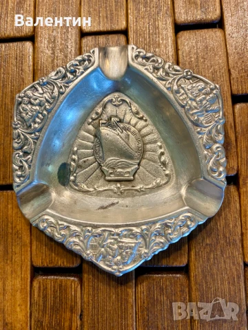 #0803# Пепелник. Винтидж. Посребрен. От Холандия., снимка 3 - Други - 50685097