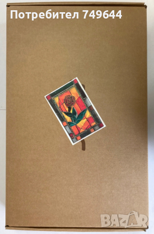 Картина върху стъкло с витражна рамка., снимка 5 - Картини - 53411095