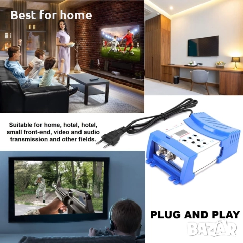 HDM69L Цифров ,аудио, видео  RF модулатор, снимка 7 - Приемници и антени - 51563485