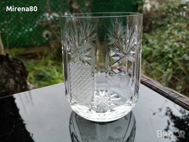 * Велизара * - 4 кристални чаши за уиски, вода !, снимка 2 - Чаши - 53419167