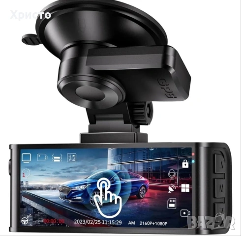 НОВО!!! Видеорегистратор REDTIGER F7N Touch 4K+FHD, WiFi, Нощно виждане, 170°, 3.18" IPS , снимка 3 - Аксесоари и консумативи - 54115835