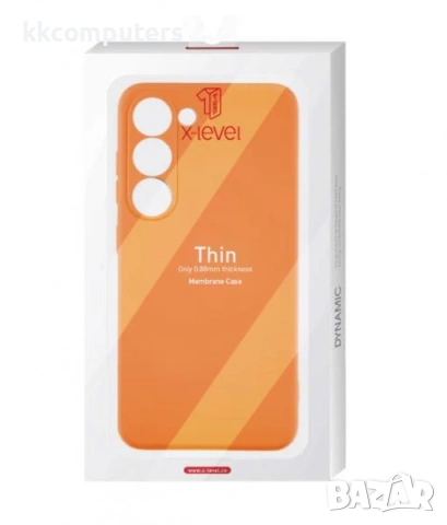 Калъф силикон X-Level Thin Dynamic /Оранжев/ за iPhone 17 Pro Max 6.9 Баркод : 3133354