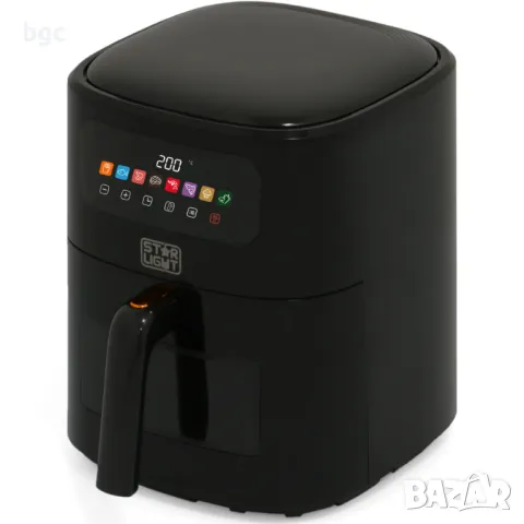 Нов Цифров Фритюрник с Горещ Въздух Star-Light Airfryer 6-та Серия , 1700W, 6 л, снимка 6 - Фритюрници - 46910489